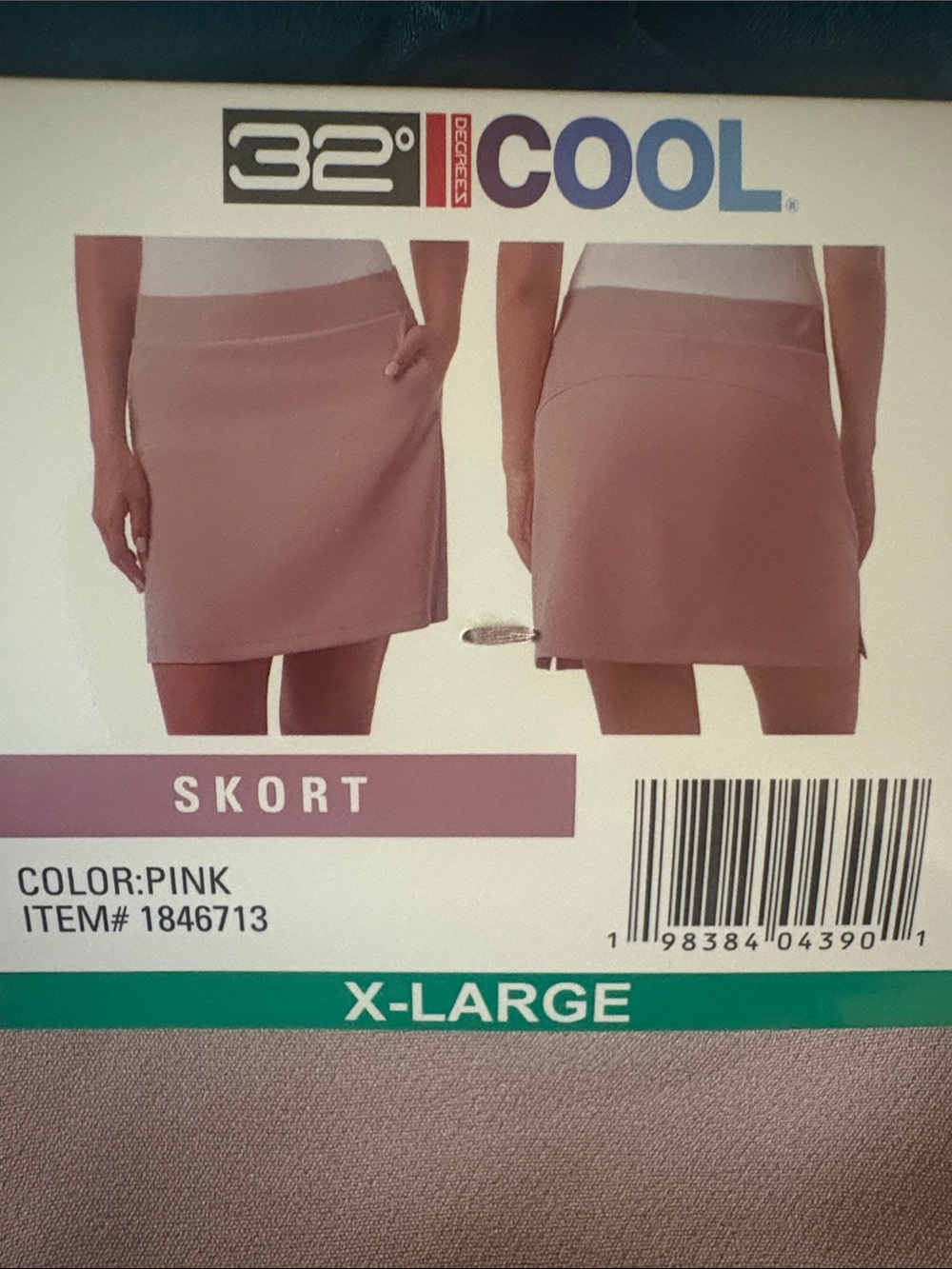 32 Degrees Ladies' Skort NWT XL light Pink soft